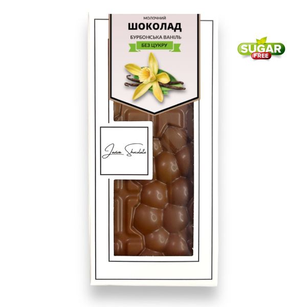 Шоколад mini молочний без цукру LAVIVA CHOCOLATE Ваніль UA-0130 фото