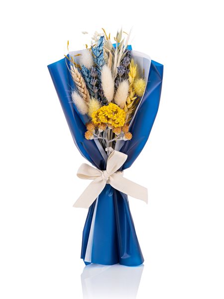 Букет cухоцветов LAVIVA CHOCOLATE Bouquet Blue малый UA-0202 фото