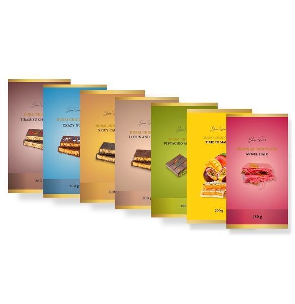 Дубайський шоколад набір Mega gift LAVIVA CHOCOLATE 1,4кг UA-0178 фото