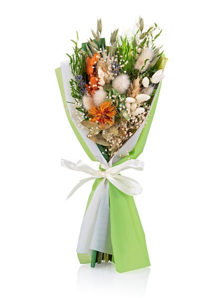 Букет сухоцветов LAVIVA CHOCOLATE Bouquet Green малый UA-0203 фото