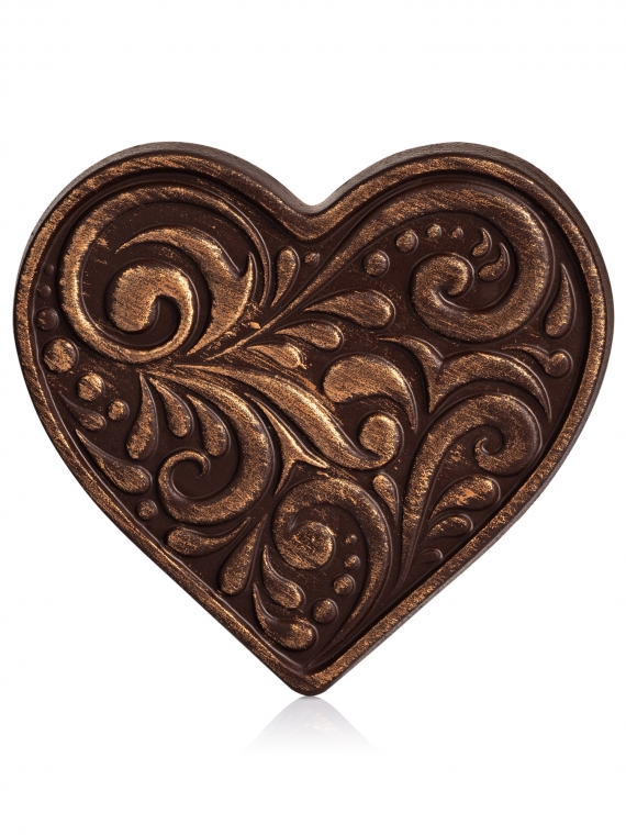 Виріб шоколадний LAVIVA CHOCOLATE "Золоте Серце" 73%